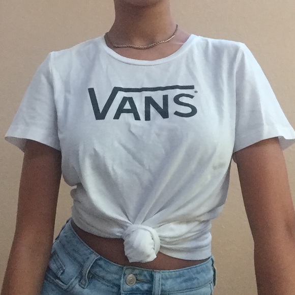 Vans- XL black and white tee - Picture 1 of 3